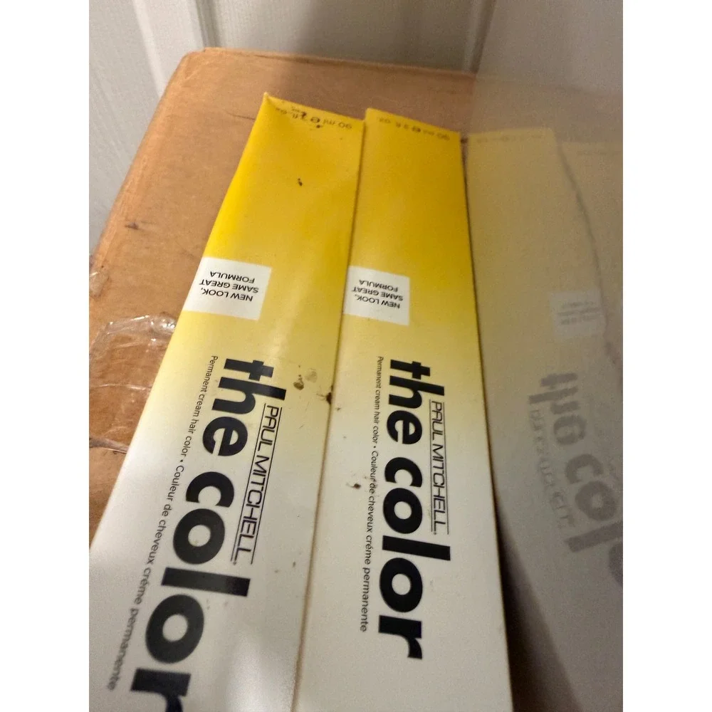 Paul Mitchell The Color 6G Dark Gold Blonde Permanent Cream‎ Hair Color 2 Tubes